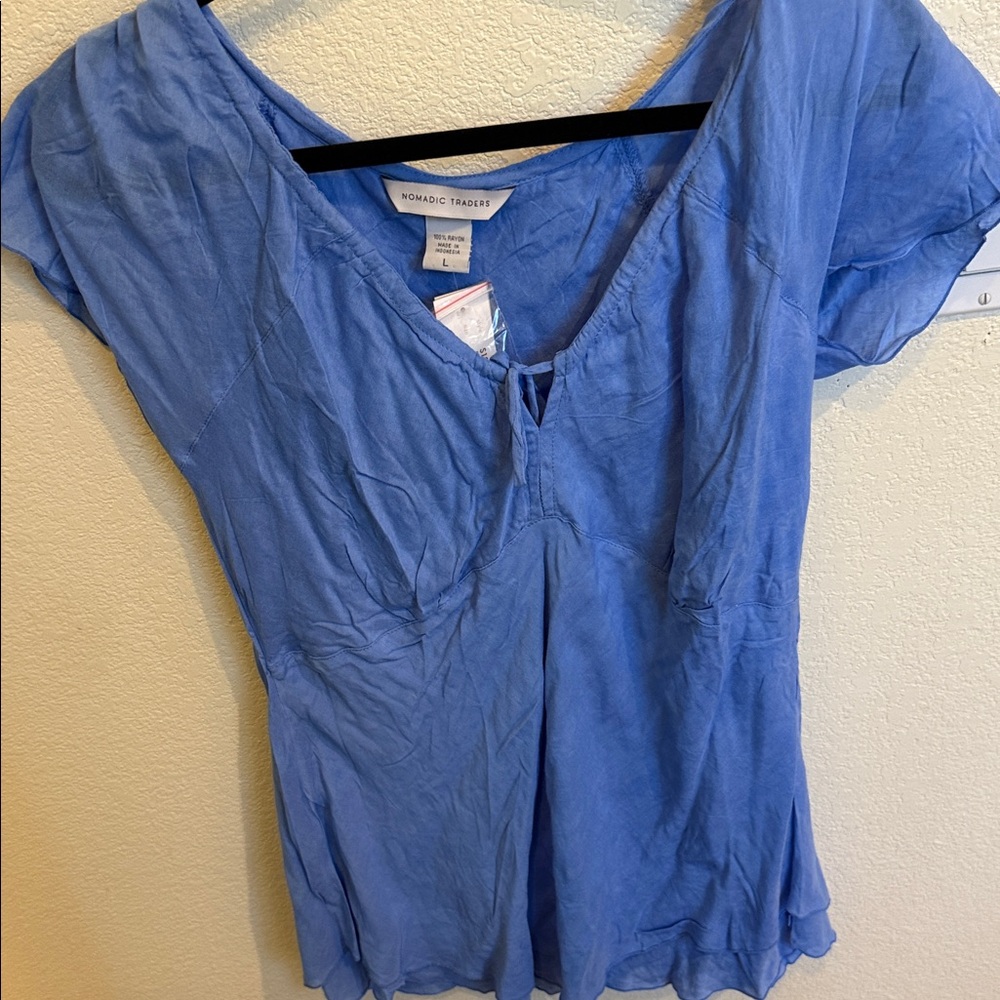 Nomadic Traders Azure Women's Blouse